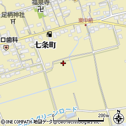 滋賀県長浜市七条町1393周辺の地図