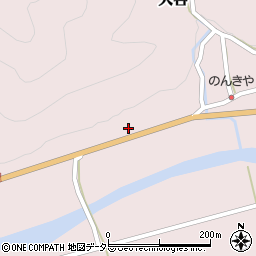 兵庫県養父市大谷613周辺の地図