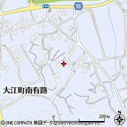 京都府福知山市大江町南有路1244周辺の地図