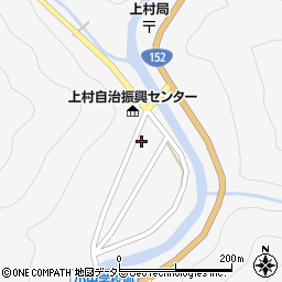 長野県飯田市上村758周辺の地図