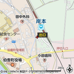 鳥取県西伯郡伯耆町押口92周辺の地図