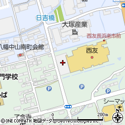 ＡＢＣ−ＭＡＲＴ西友長浜楽市店周辺の地図