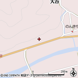 兵庫県養父市大谷609周辺の地図