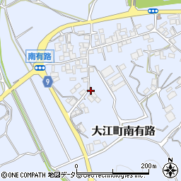 京都府福知山市大江町南有路1596周辺の地図