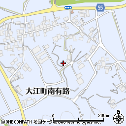 京都府福知山市大江町南有路1310周辺の地図