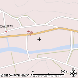 兵庫県養父市大谷208周辺の地図