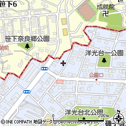 神奈川県横浜市磯子区洋光台1丁目29-6周辺の地図