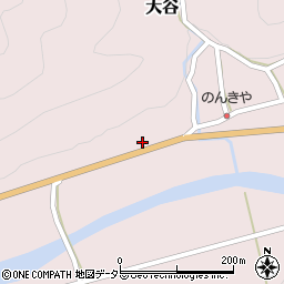 兵庫県養父市大谷619周辺の地図