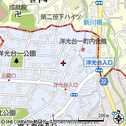 神奈川県横浜市磯子区洋光台1丁目18-25周辺の地図