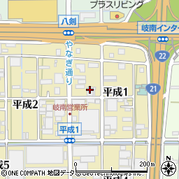 株式会社エスラインミノ周辺の地図