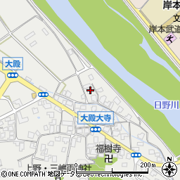 鳥取県西伯郡伯耆町大殿155周辺の地図
