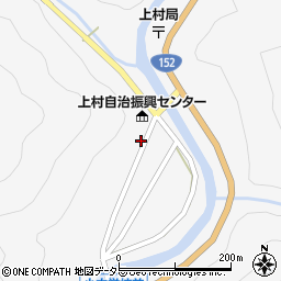 長野県飯田市上村760周辺の地図