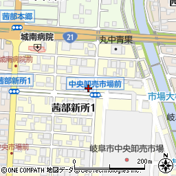 カネ井青果集配センター周辺の地図