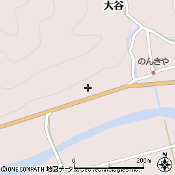 兵庫県養父市大谷614周辺の地図