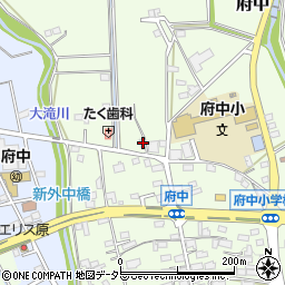 岐阜県不破郡垂井町府中555周辺の地図