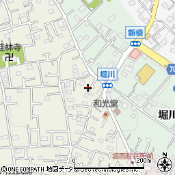 神奈川県秦野市堀西966-3周辺の地図