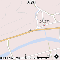 兵庫県養父市大谷624周辺の地図