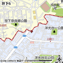 神奈川県横浜市磯子区洋光台1丁目29周辺の地図