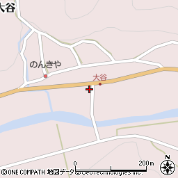 兵庫県養父市大谷204周辺の地図
