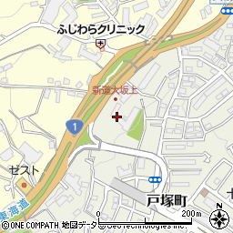 神奈川県横浜市戸塚区戸塚町2021-1周辺の地図