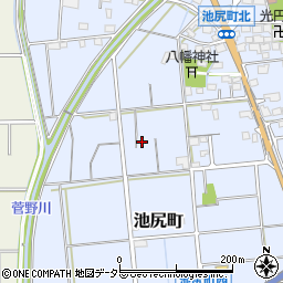 岐阜県大垣市池尻町周辺の地図
