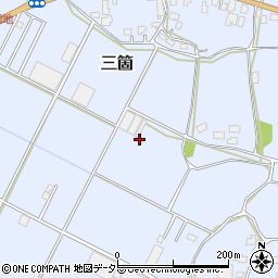 千葉県袖ケ浦市三箇周辺の地図