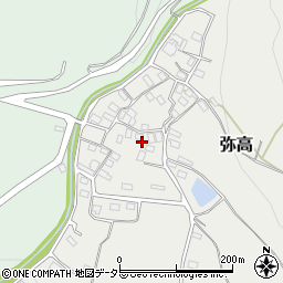 滋賀県米原市弥高405周辺の地図