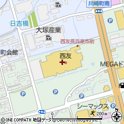 キャンドゥ西友長浜楽市店周辺の地図