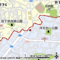 神奈川県横浜市磯子区洋光台1丁目29-4周辺の地図