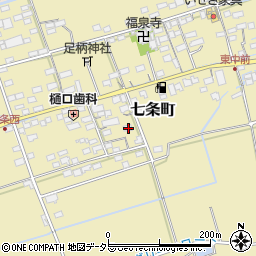 滋賀県長浜市七条町677周辺の地図