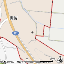 鳥取県米子市諏訪1846周辺の地図