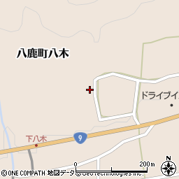 兵庫県養父市八鹿町八木817周辺の地図
