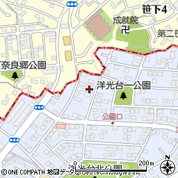 神奈川県横浜市磯子区洋光台1丁目28-5周辺の地図