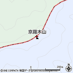 京羅木山周辺の地図