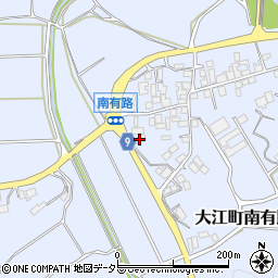 京都府福知山市大江町南有路1447周辺の地図