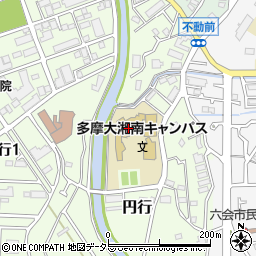 多摩大学　湘南キャンパス周辺の地図