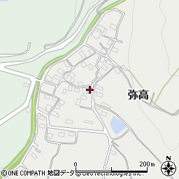 滋賀県米原市弥高410周辺の地図