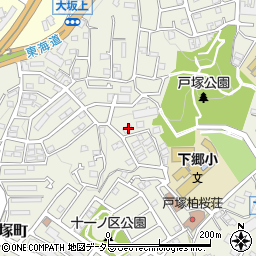 神奈川県横浜市戸塚区戸塚町2373周辺の地図
