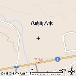兵庫県養父市八鹿町八木865周辺の地図
