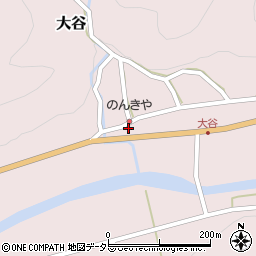 兵庫県養父市大谷185周辺の地図