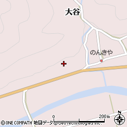兵庫県養父市大谷517周辺の地図