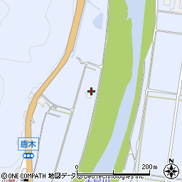 兵庫県養父市薮崎694周辺の地図