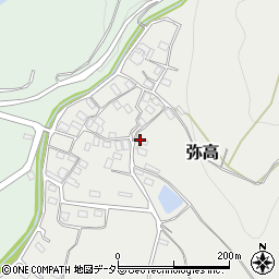 滋賀県米原市弥高426周辺の地図