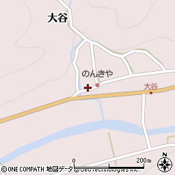 兵庫県養父市大谷282周辺の地図