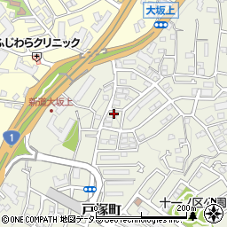 神奈川県横浜市戸塚区戸塚町2054-40周辺の地図