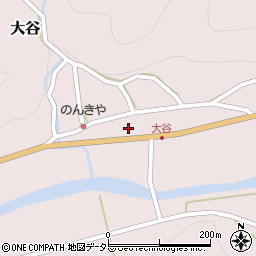 兵庫県養父市大谷195周辺の地図