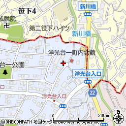 神奈川県横浜市磯子区洋光台1丁目18-10周辺の地図