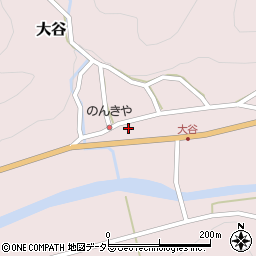 兵庫県養父市大谷187周辺の地図