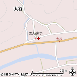 兵庫県養父市大谷186周辺の地図