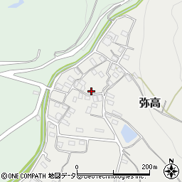 滋賀県米原市弥高492周辺の地図